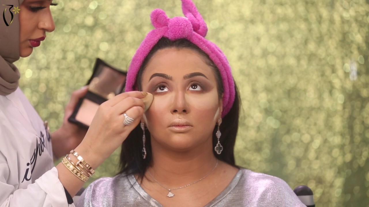 Makeup Tutorial by Amal Al Ansari on Najwa | ميكب توتوريال مع أمل الأنصاري على نجوى