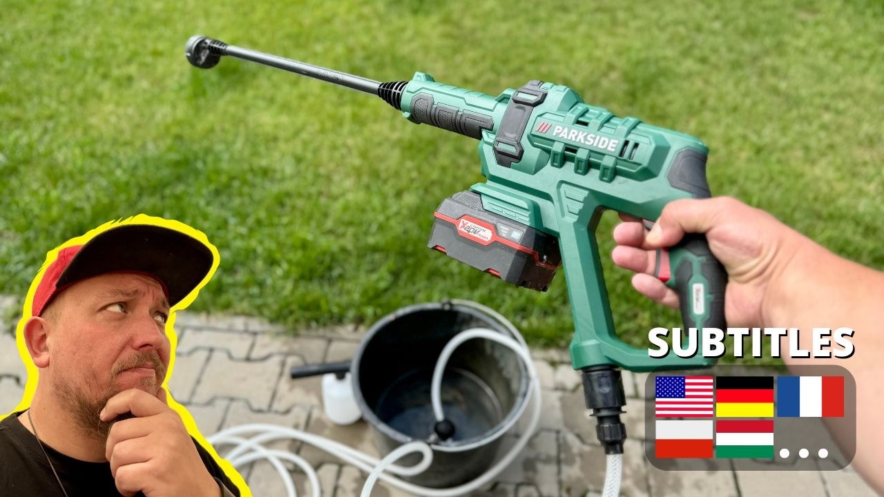 Co zvládne AKU tlakový čistič PARKSIDE PDRA 20-Li B3