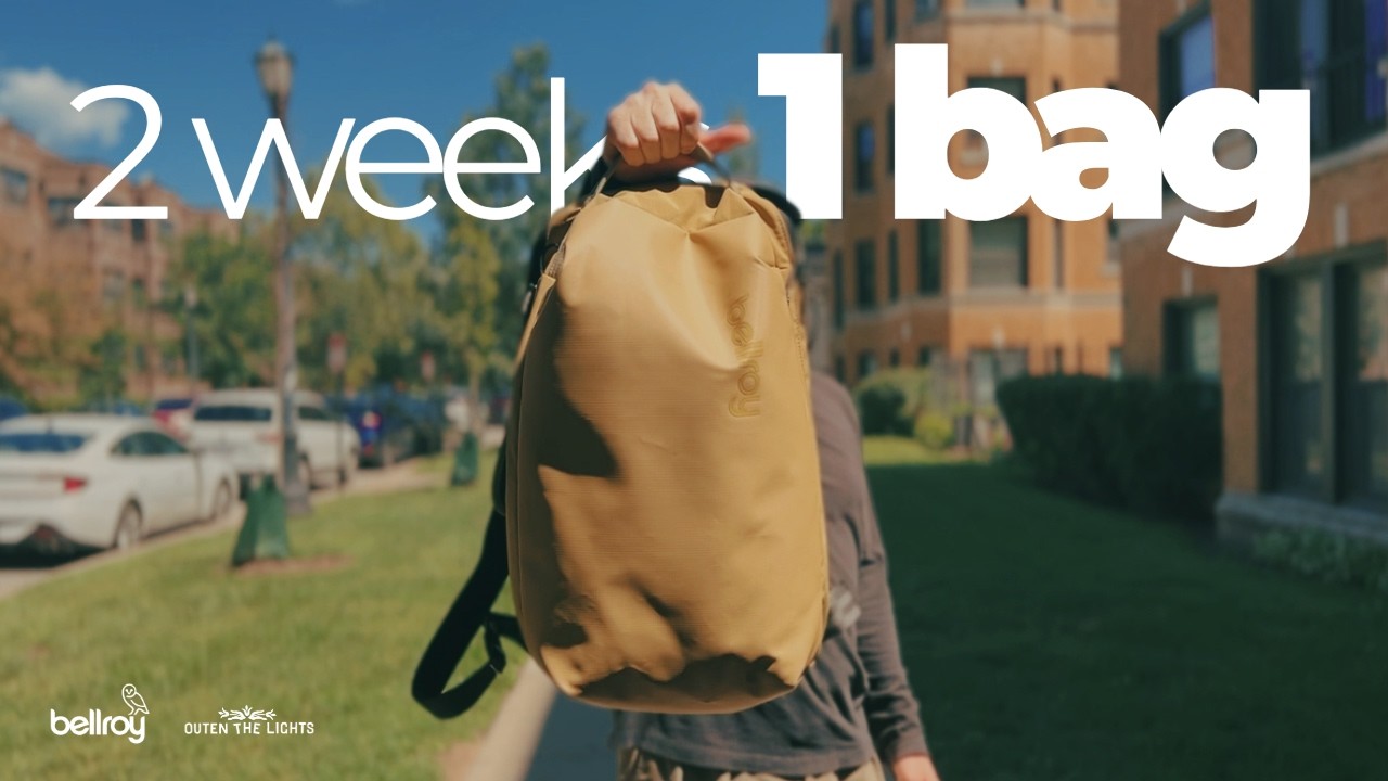 Две недели, одна сумка | Минималистичные сборы со мной | Bellroy Venture Grab Pack