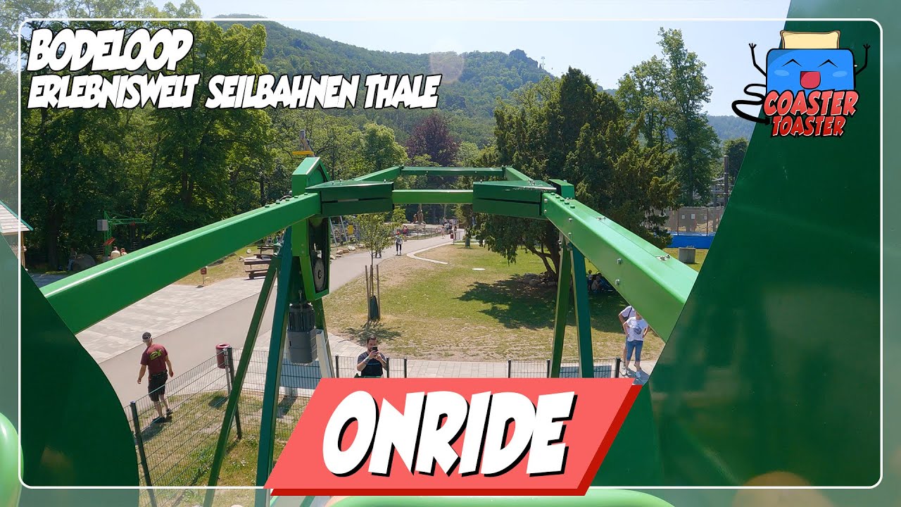 Bodeloop - Erlebniswelt Seilbahnen Thale - Spaßige Schaukel zum selber steuern von Heege | POV