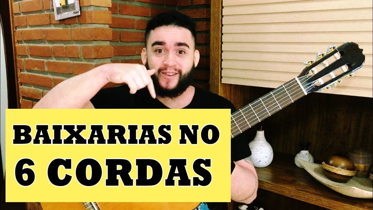 COMO FAZER BAIXARIAS NO VIOLÃO 6 CORDAS-ERICK MORAIS-
