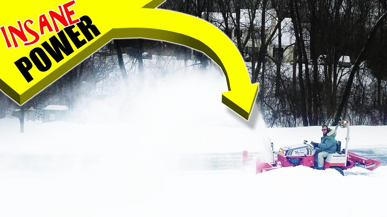 Snow Removal Madness! #ventrac #bluecordpropertycare #snowremoval