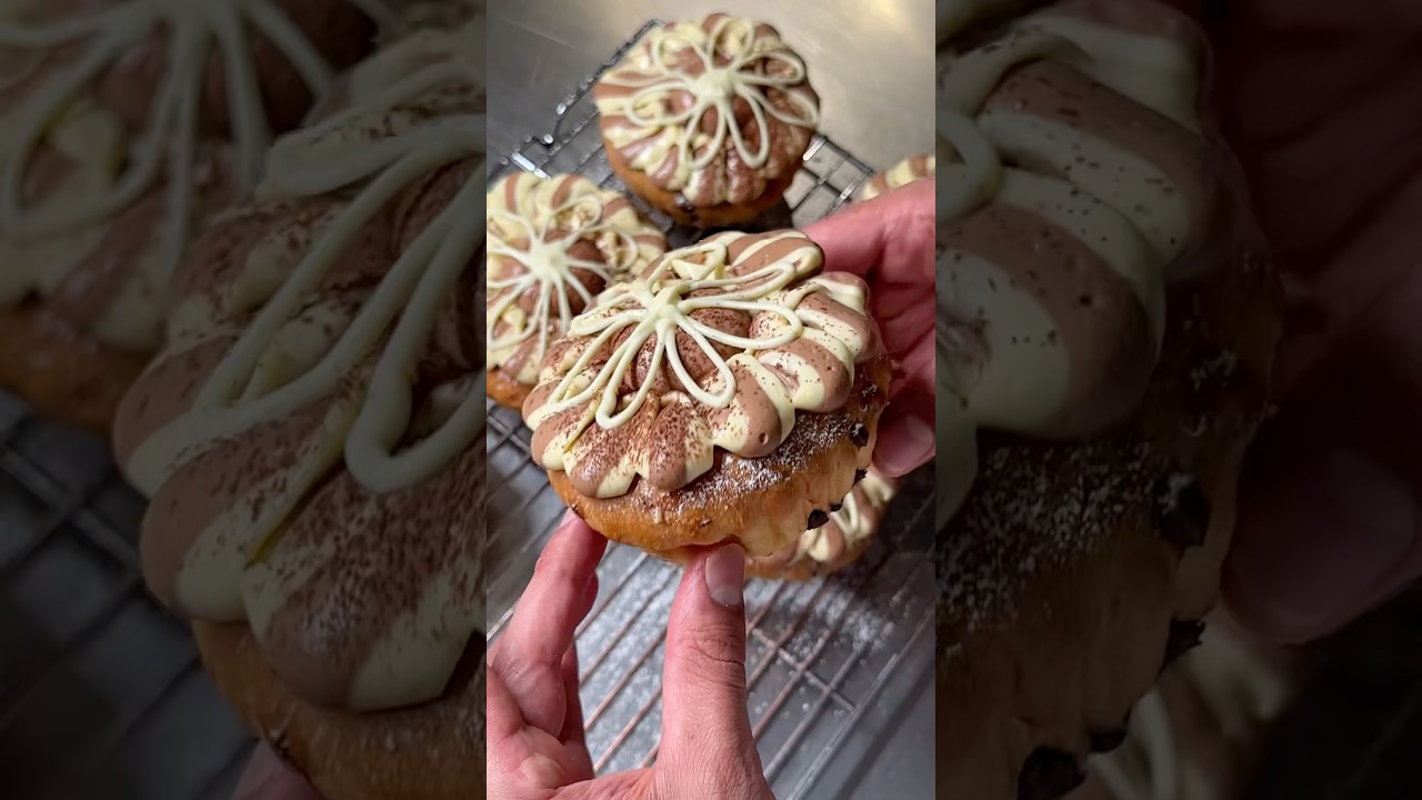 ASMR Chocolate Brioche #chocolate #brioche #vanilla