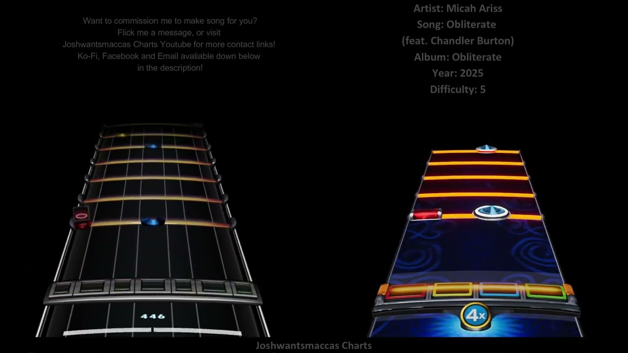 Micah Ariss - Obliterate (feat. Chandler Burton) (Phase Shift/YARG Drum Custom)