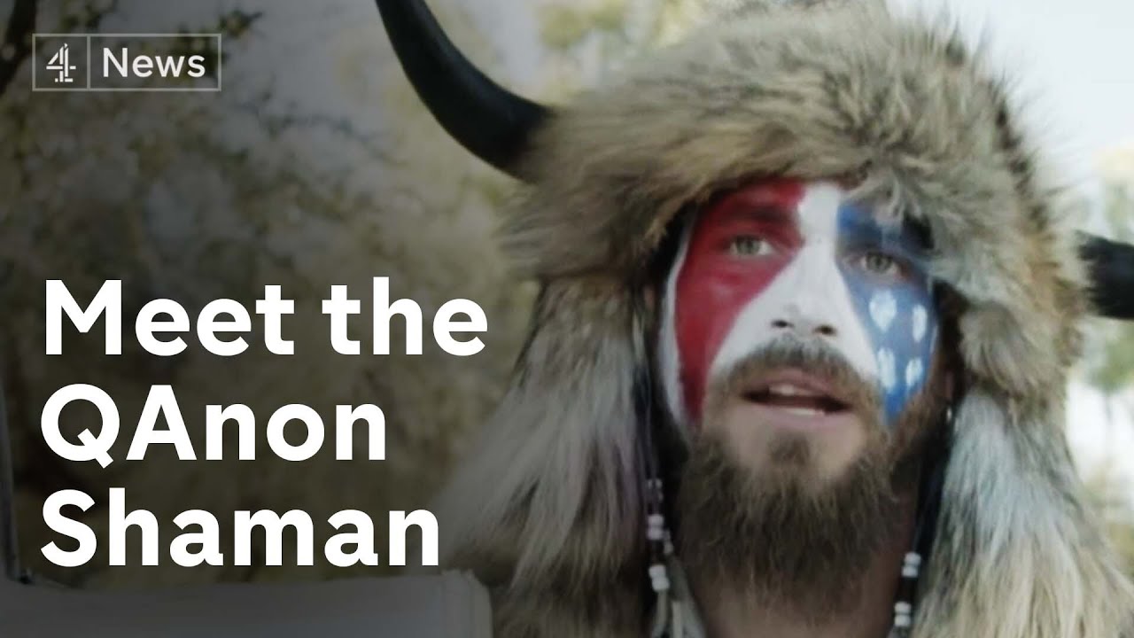 Meet the ‘QAnon shaman’ behind the horns at the Capitol insurrection