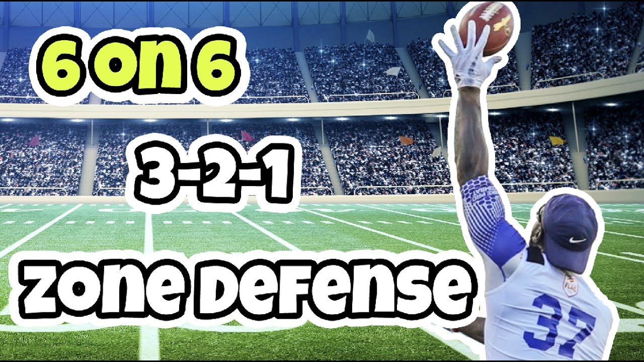 6 on 6 Flag Football 3-2-1 Zone Defense