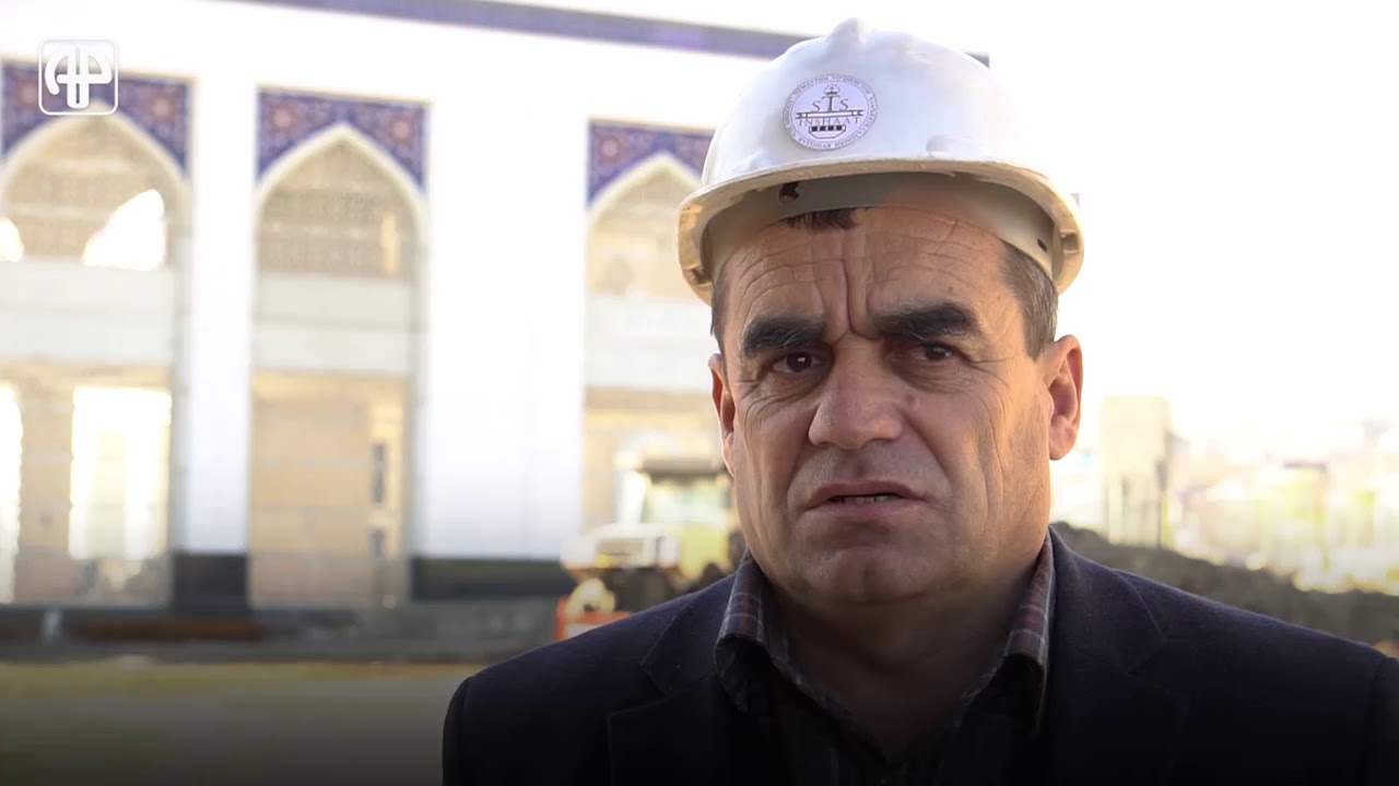 Строительство центральной соборной мечети в Душанбе