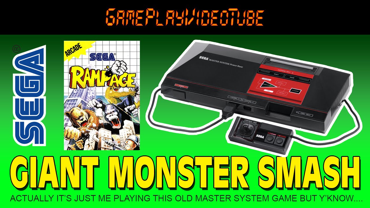 Rampage - Sega Master System Gameplay