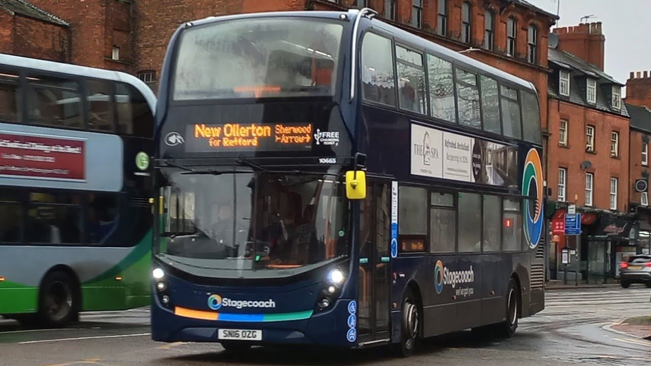 *Tuneful kickdown* Stagecoach East Midlands 10665 (SN16 OZG) ADL Enviro400 MMC | Sherwood Arrow 