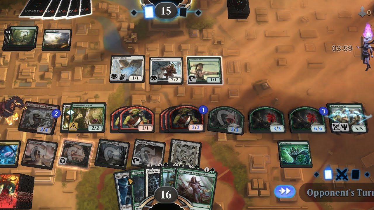 Ep754: WoW! CorrieaNaya (R/G/W) Token deck vs white/green heal deck. Gold ranked Historic MTGA