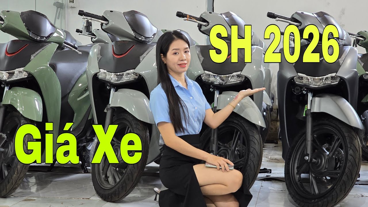 Giá Xe SH 125i SH160i mẫu mới 2026 hôm nay Hấp dẫn | Mỹ motor 