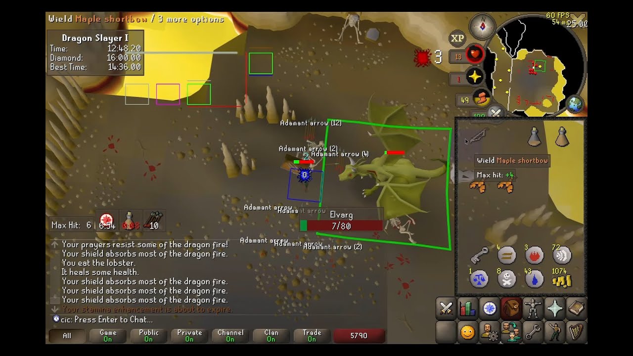 Dragon Slayer I - 13:58.8 - Diamond, WR, 8 Alts