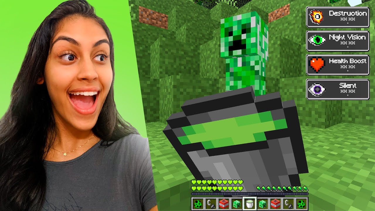 MINECRAFT MAS PODEMOS BEBER QUALQUER MOB!