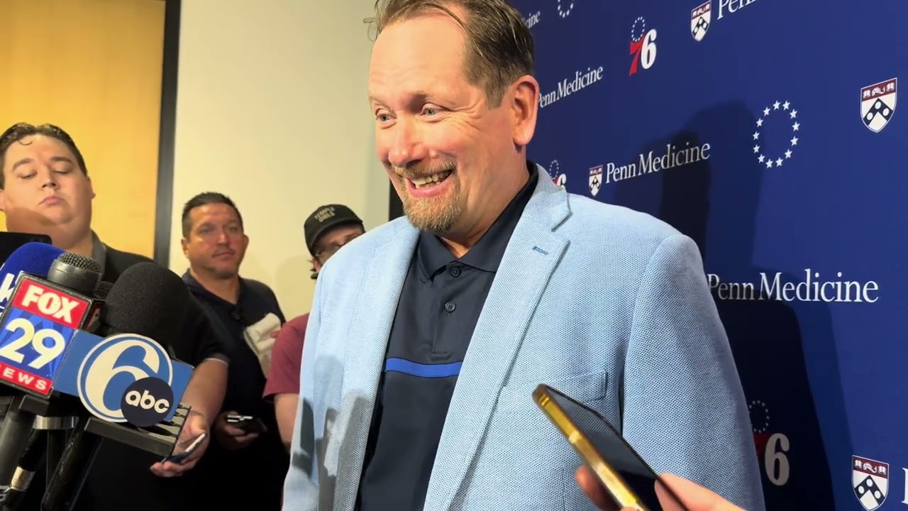 Nick Nurse Media Availability - July 23, 2024 (Tyrese Maxey rookie extension + Paul George intro)