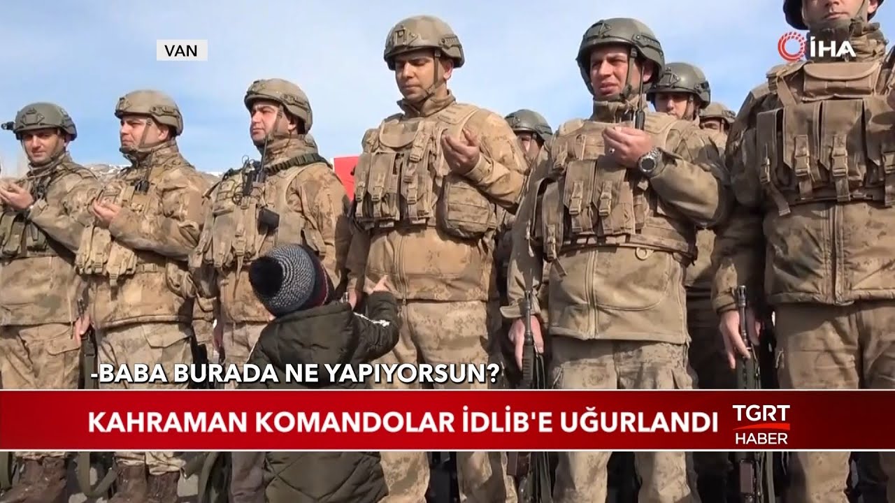 Kahraman Komandolar İdlib'e Uğurlandı