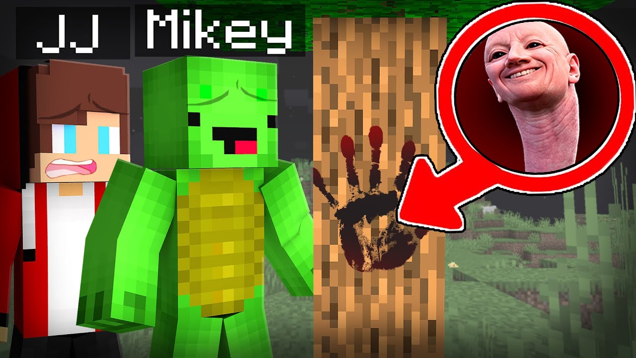 How Mikey and JJ found the Biggest Footprint Tolosofobia Monster in Minecraft ?! - Maizen