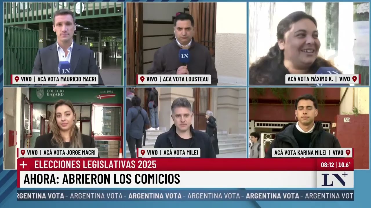 Debuta la boleta única. Comenzaron las elecciones legislativas en todo el país
