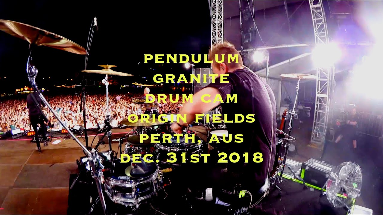 Pendulum Granite Drum Cam Clip Origin Fields NYE Perth