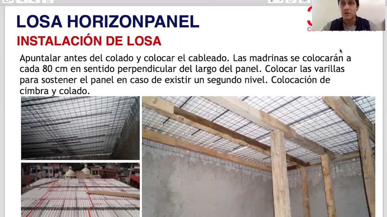 Curso de colocación muros y loza de panel estructural