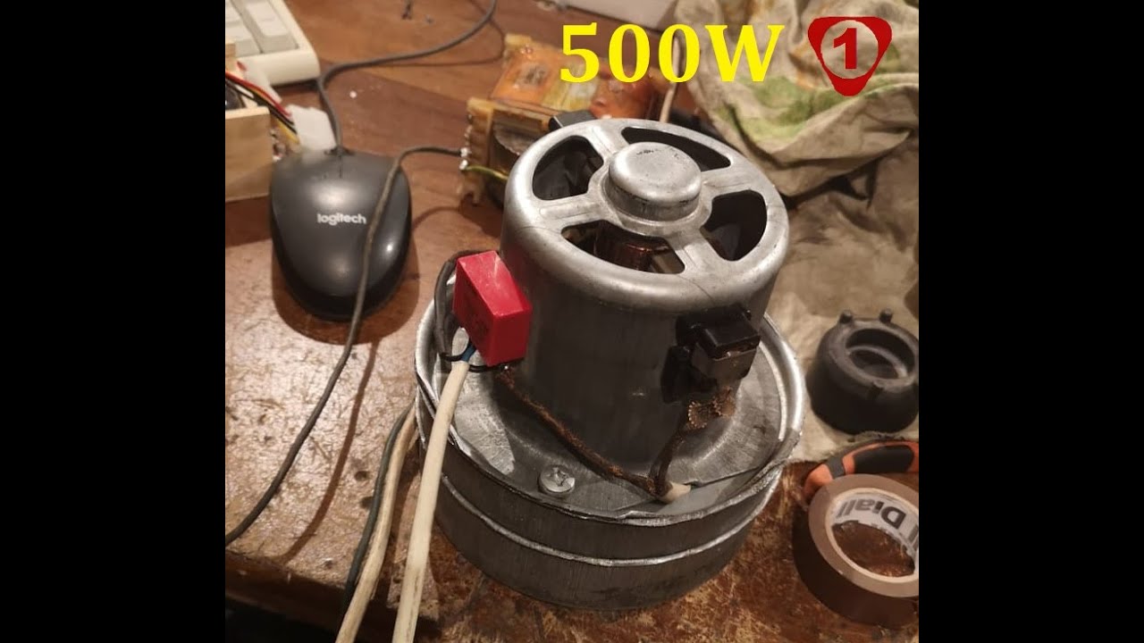 SILMA RH5500 500W - Próba silnika w obudowie PREDOM ZELMER Typ 54 [4K]