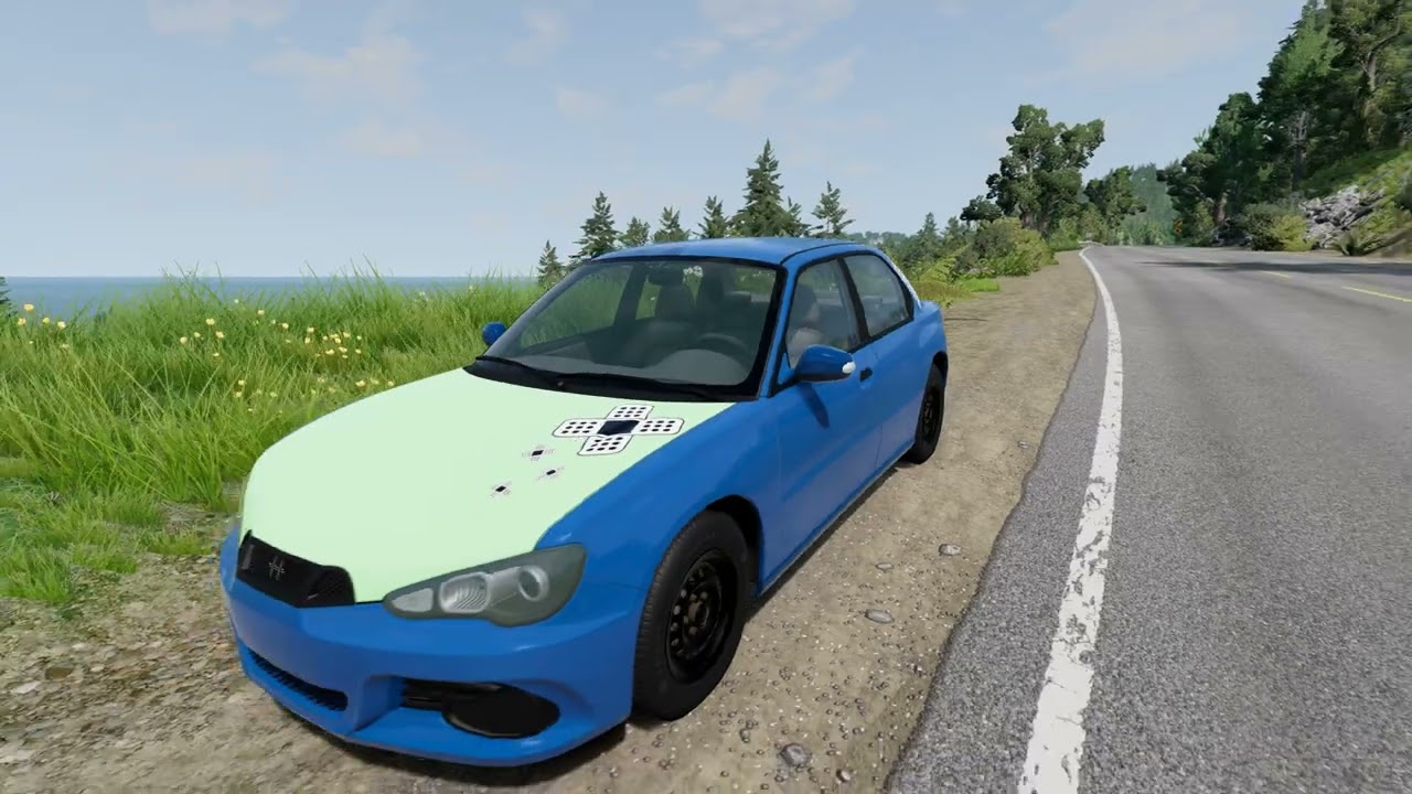 BeamNG.drive Freeroam: East Coast, USA - High Mileage 2009 Hirochi Sunburst 1.8