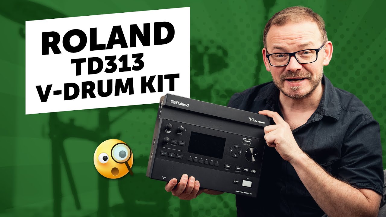 Roland TD-313 V-Drums | Flagship V31 Sounds in a Midrange Kit?