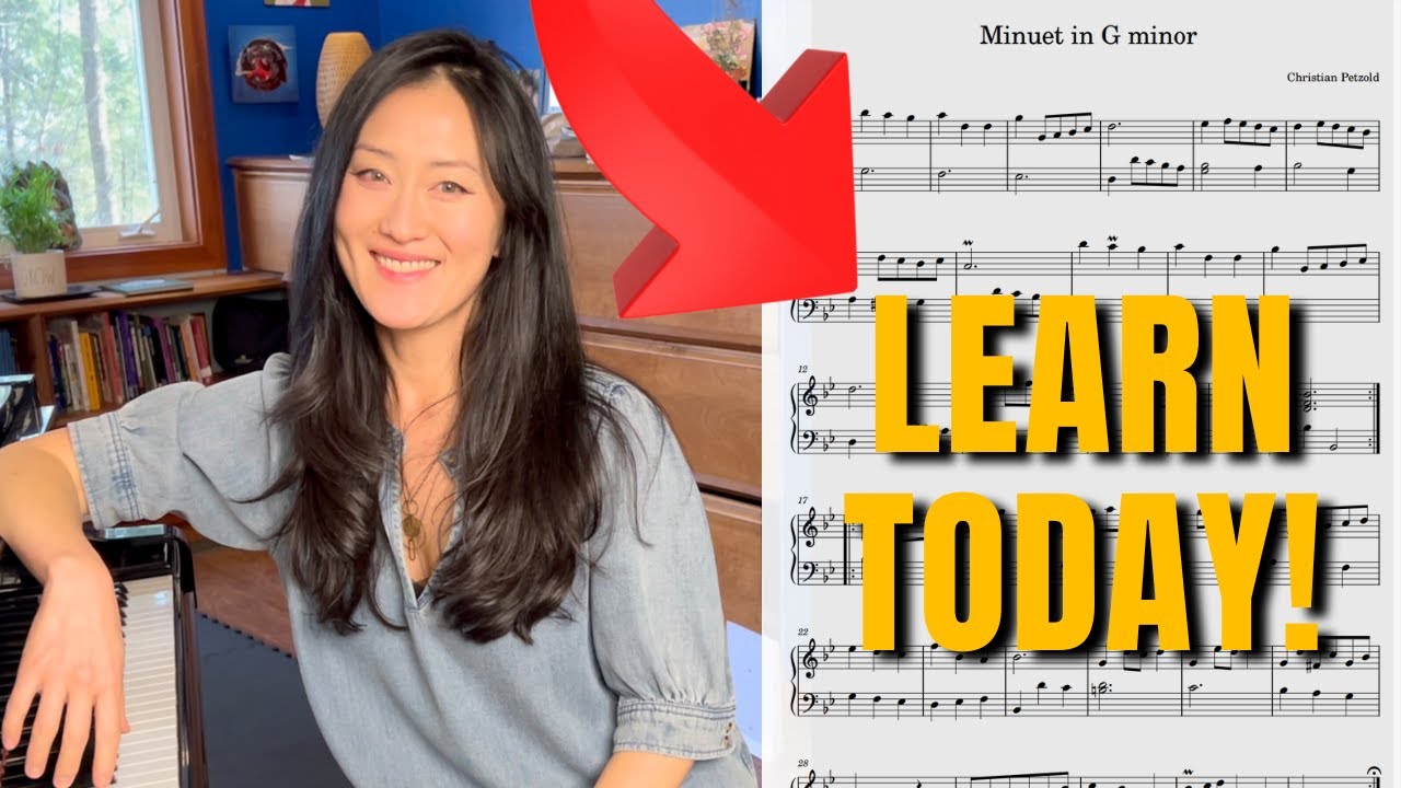 Piano Tutorial: Minuet in G minor, BWV Anh 115 (Early Intermediate)