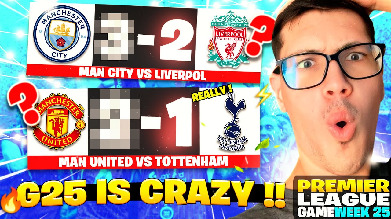 Premier League Gameweek 25 Predictions 