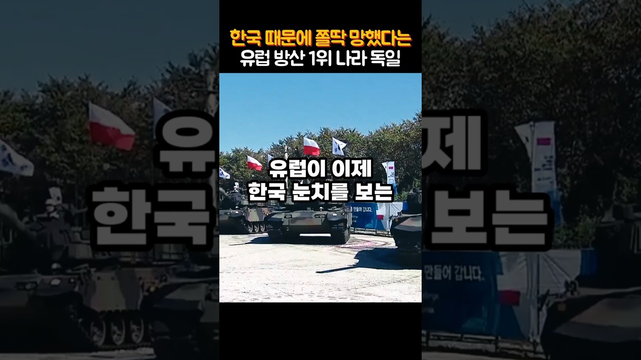 한국 무기 무시하던 독일의 처참한 최후