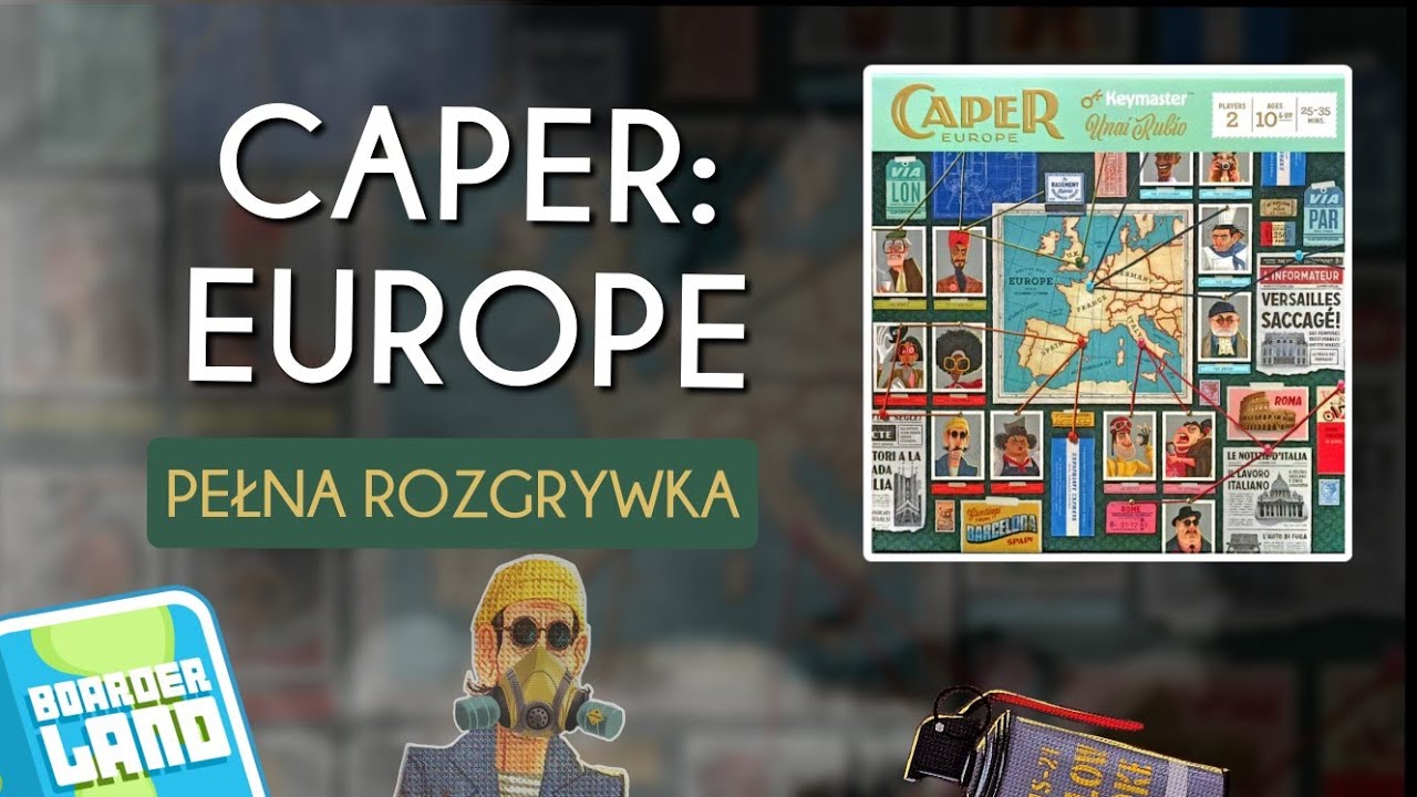 Caper: Europe - pojedynek włamywaczy | pełna rozgrywka | gameplay