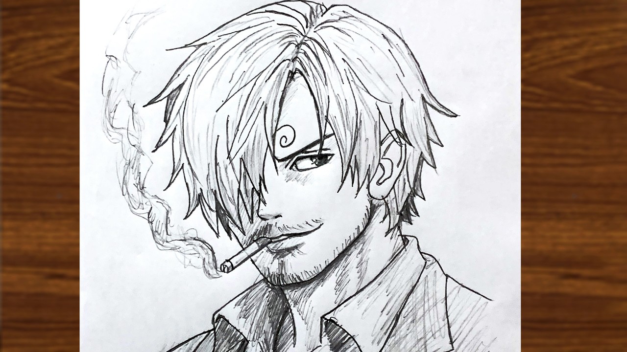 Vinsmoke Sanji Pencil Sketch Drawing | One Piece Anime Character | Pencil Art