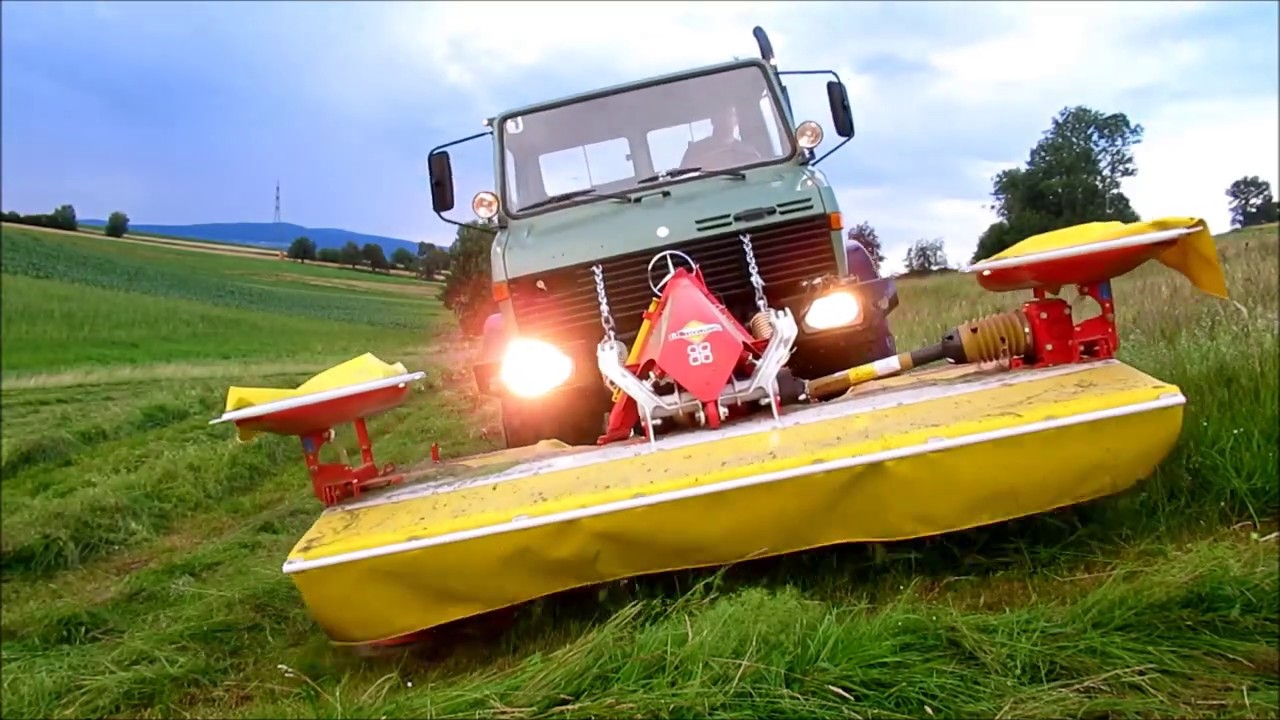 Heu machen mit Unimog U1500 1 Schnitt 2020