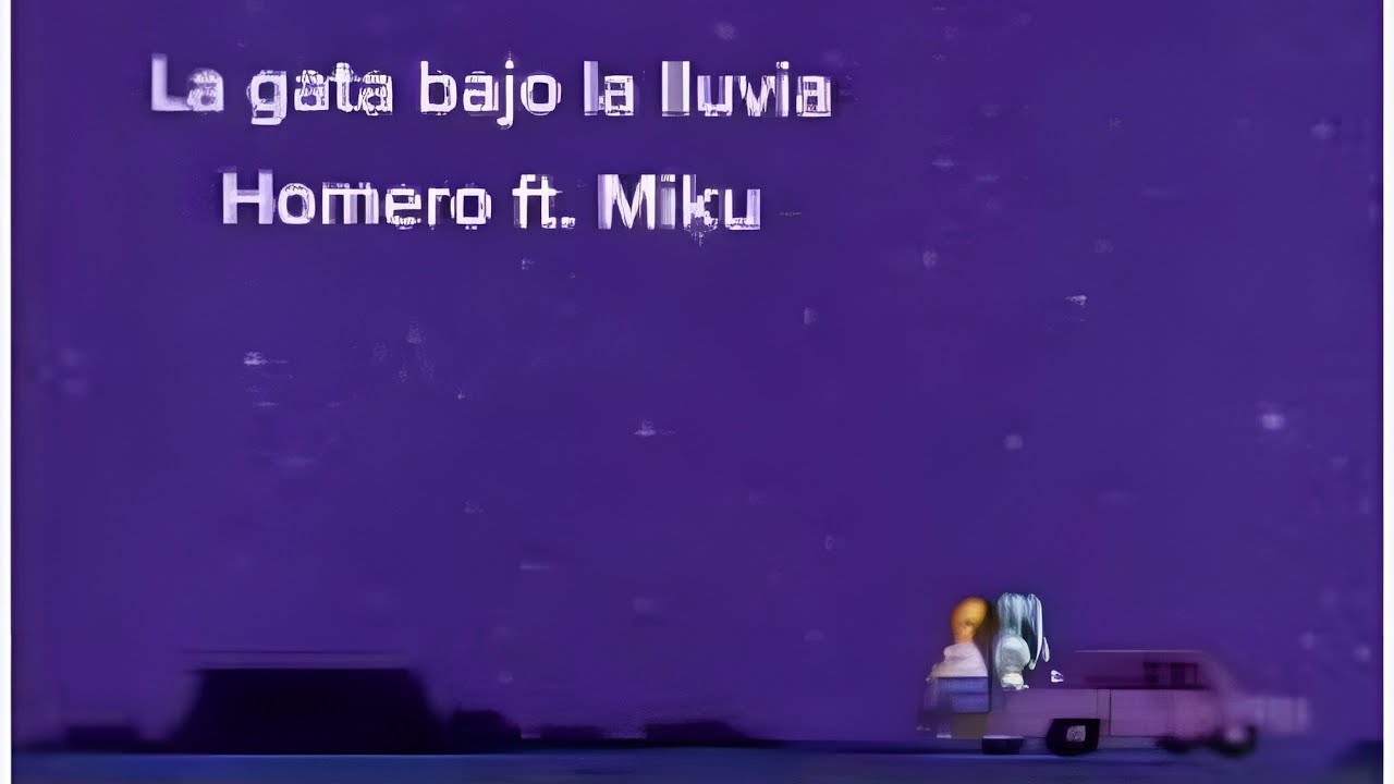 La Gata bajo la lluvia -hatsune Miku ft. Homero Simpson (IA)- 😎👌