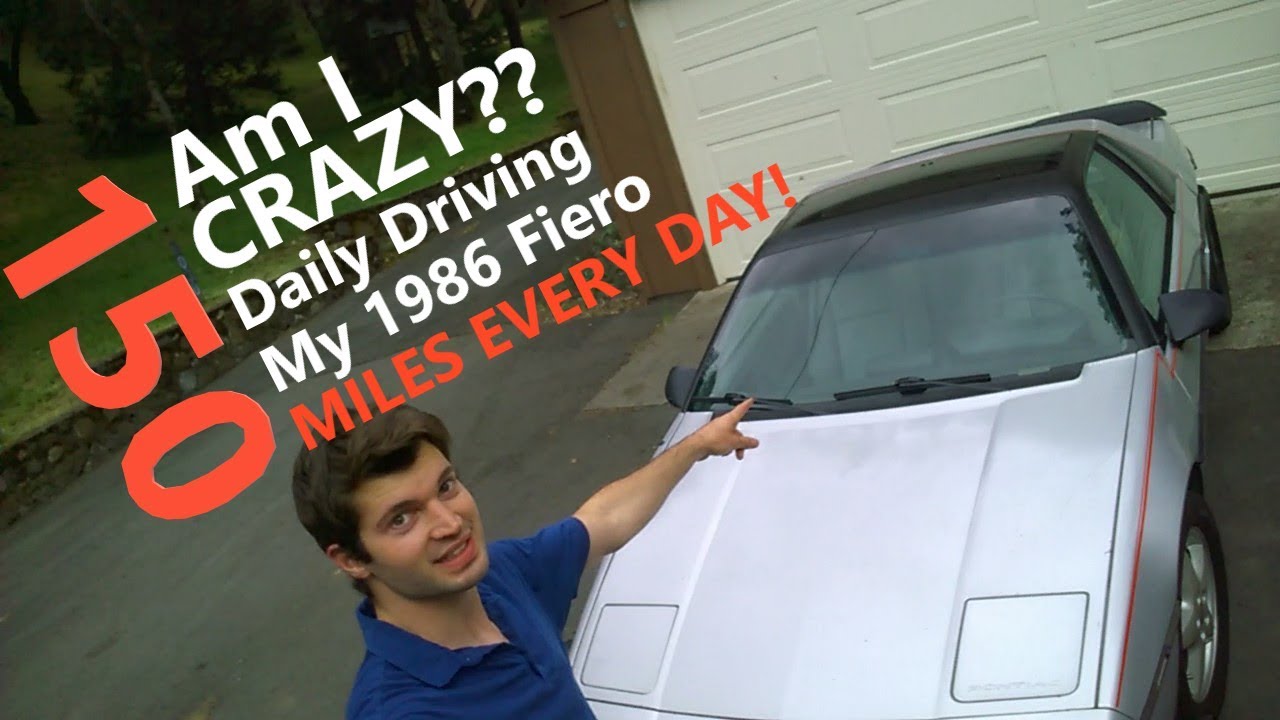 Am I Crazy?? Daily Driving 150 miles a day in a Pontiac Fiero!