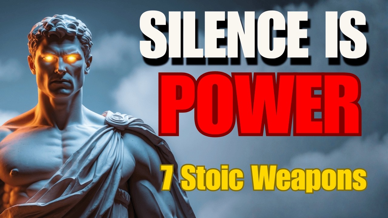 You Said Nothing and They Felt Everything — The 7 Stoic Laws of Silence