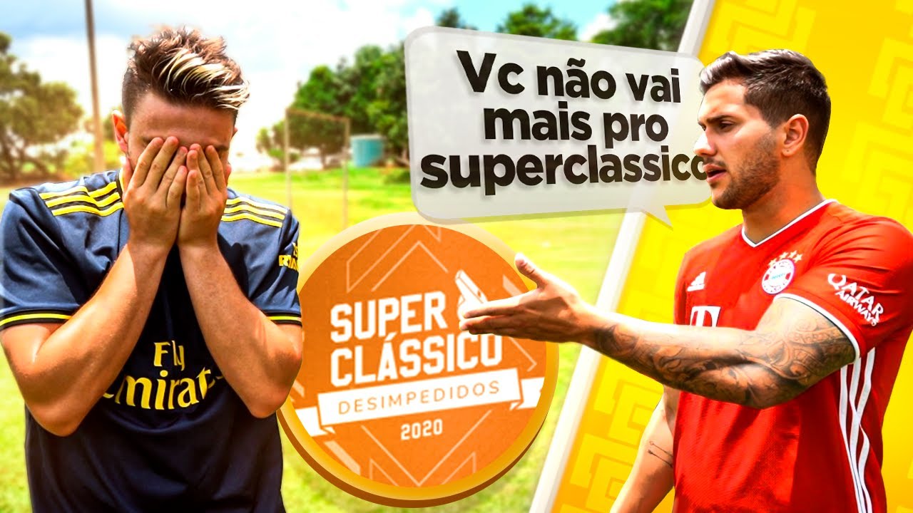 ELE NÃO VAI PODER JOGAR O SUPERCLÁSSICO PORQUÊ VIROU PROFISSIONAL!!