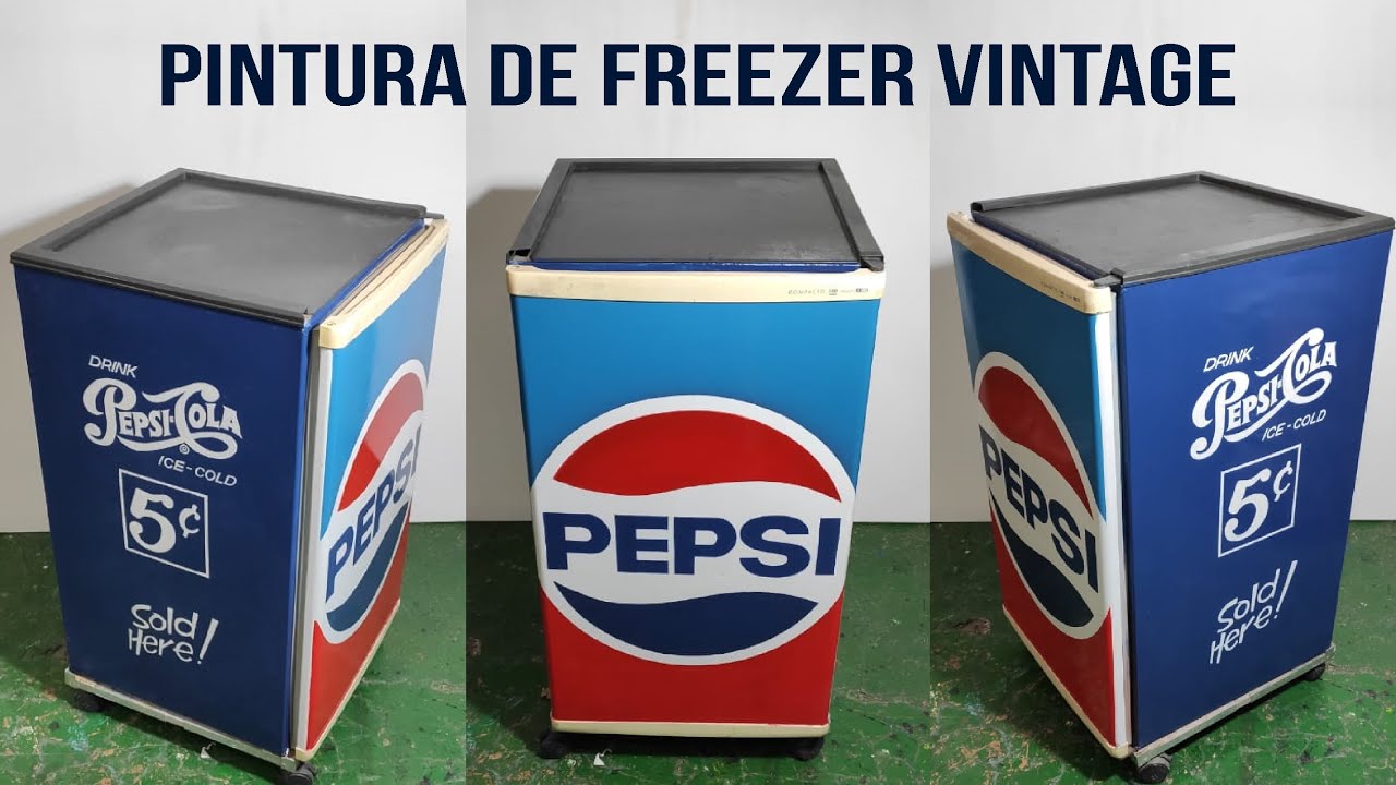 Pintura de Freezer vintage!