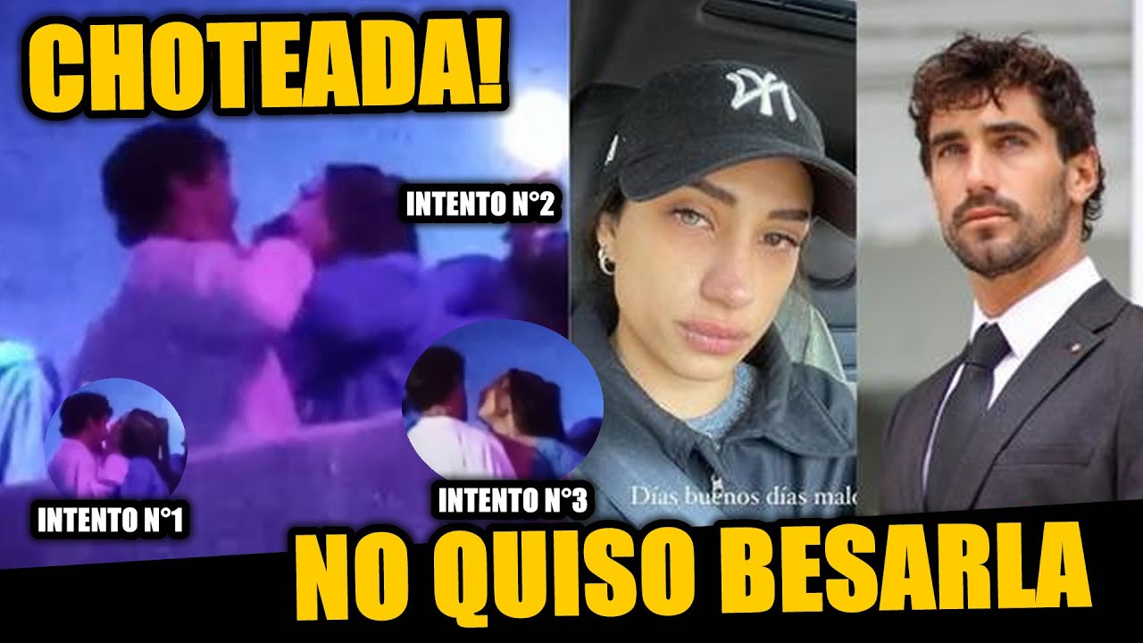 VALERY REVELLO QUISO BESAR A DIEGO RODRÍGUEZ PERO EL LA CHOTEA