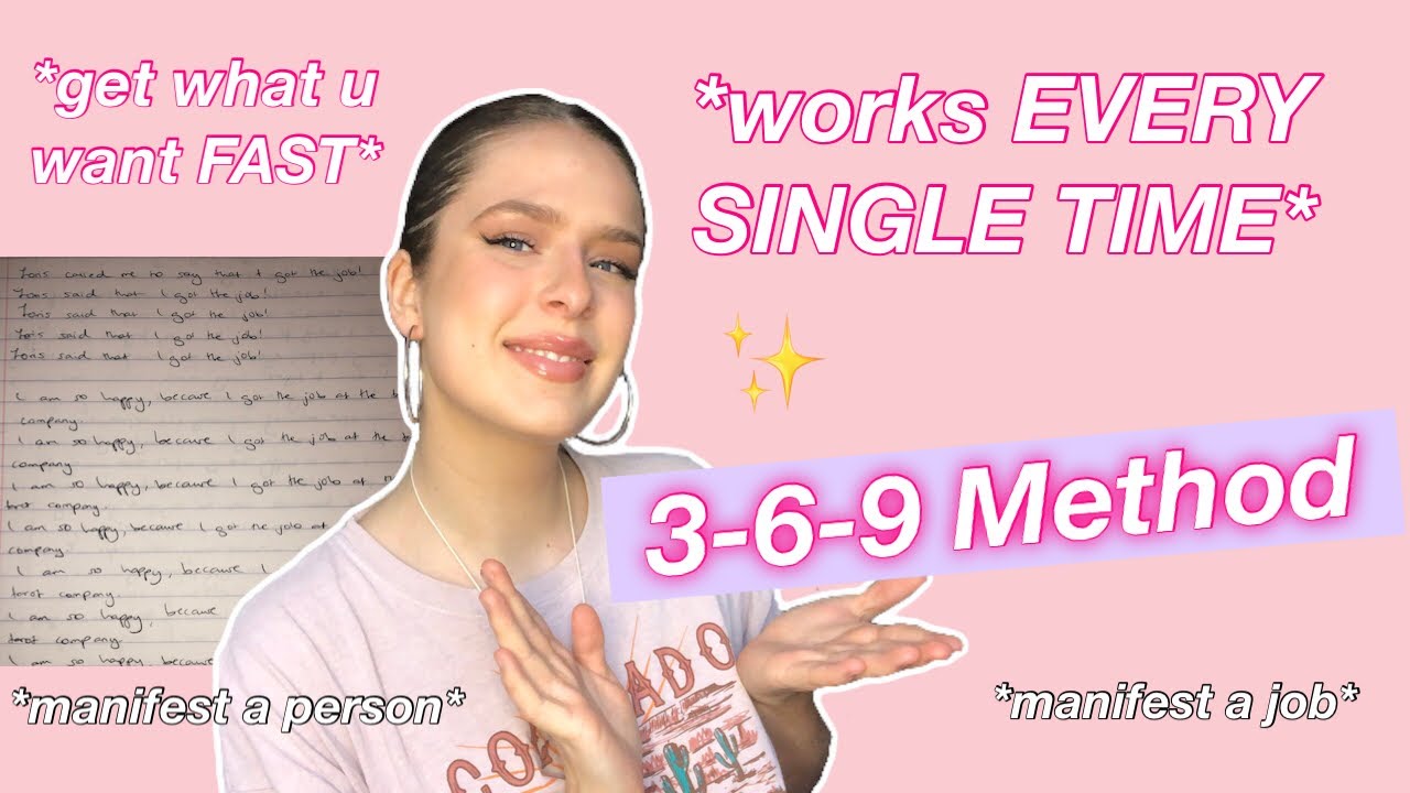 This how u ACTUALLY do the 3-6-9 Method to manifest 😏  |  Law of Attraction