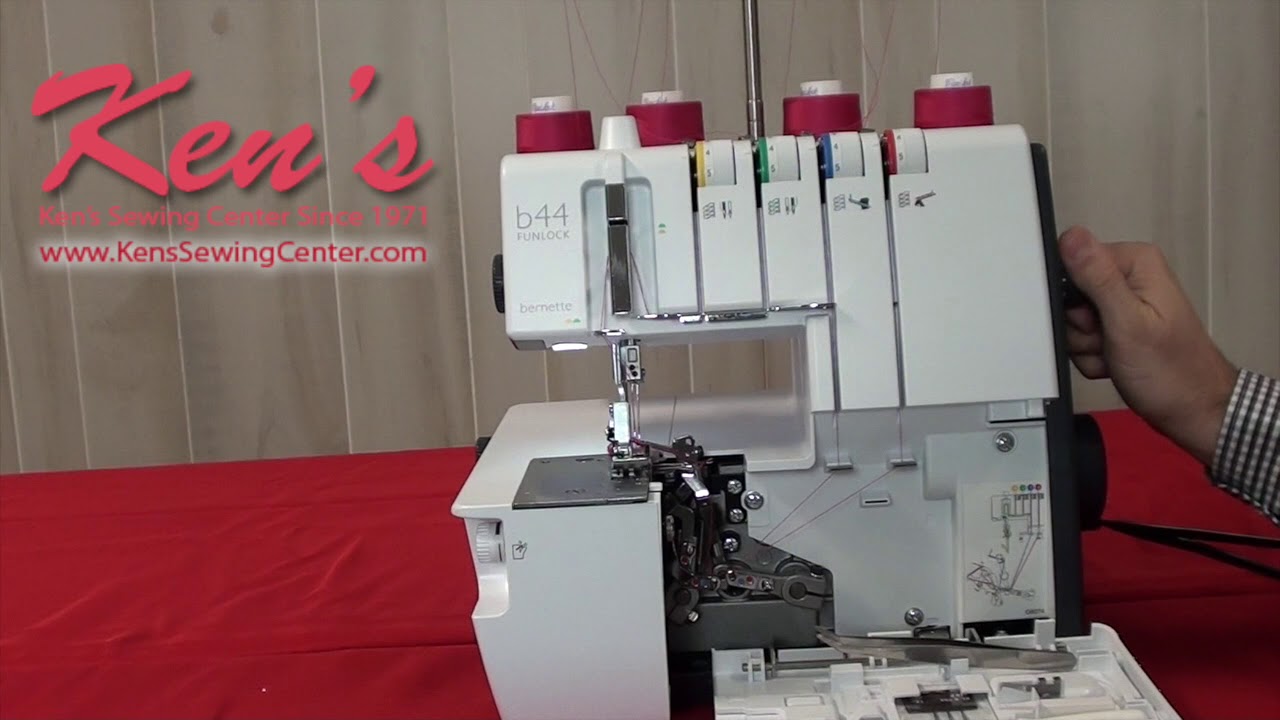 Bernette B44 Serger Overlock Overview by Ken's Sewing Center