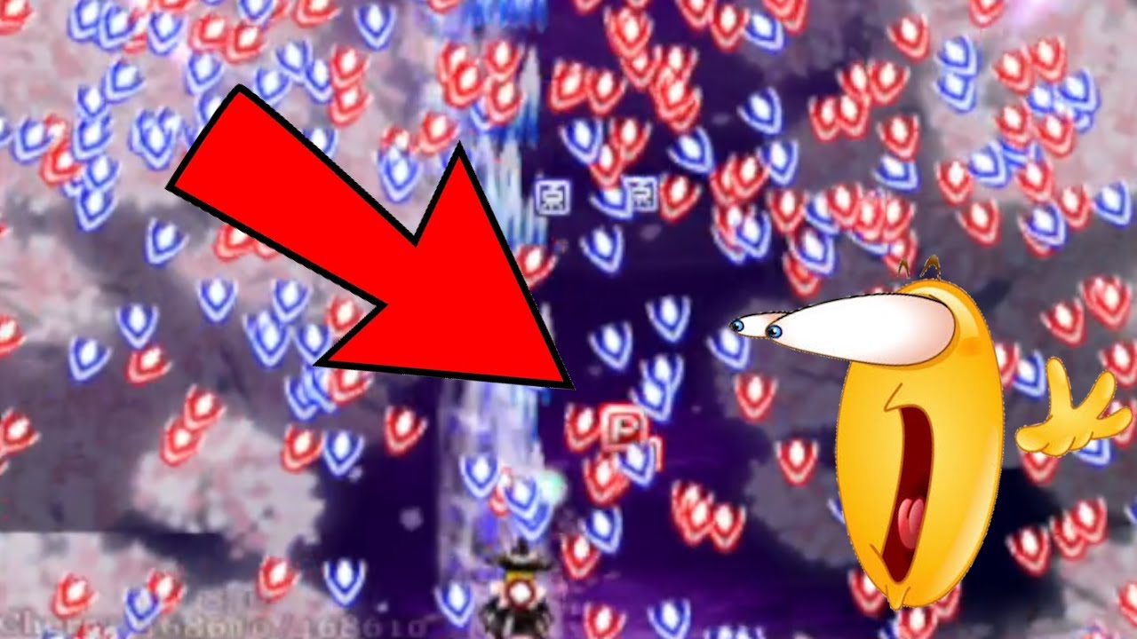 Touhou 7: PCB &mdash; LNNN MarisaA (Lunatic No Miss No Bombs No Border Breaks Full Spell) + power cancel