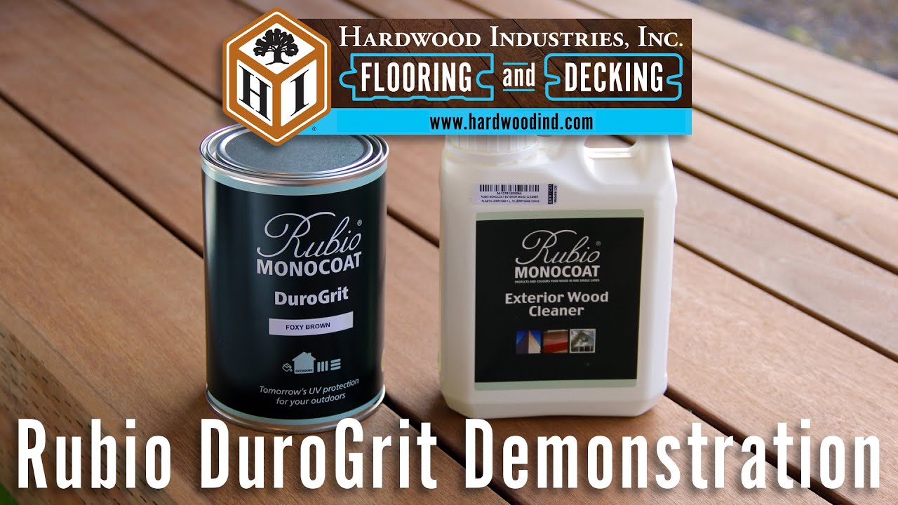 Rubio DuroGrit Demonstration @ Hardwood Industries Flooring and Decking