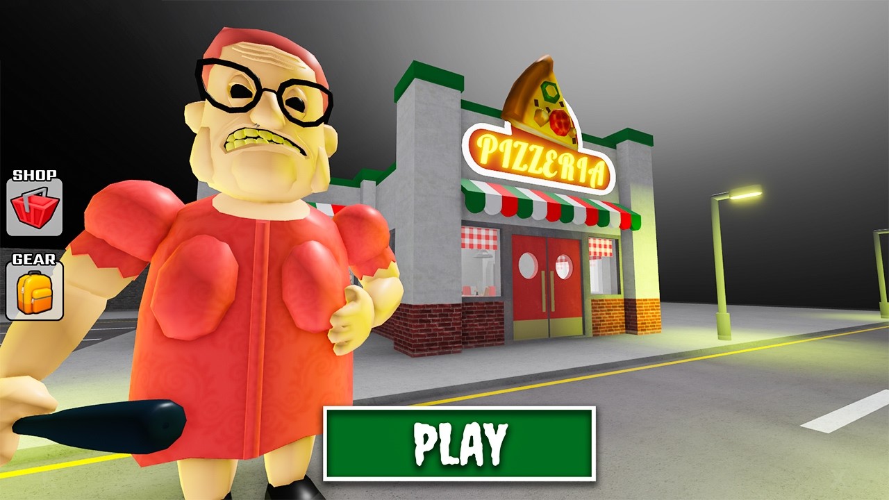 Escape Papa Pizza's Pizzeria! SCARY OBBY Walkthrough Gameplay Barra Grandma Morph Unlocked roblox