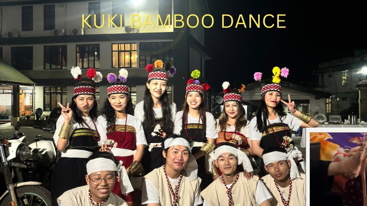 Kuki Bamboo Dance at De Oriental Grand Hotel | Teaching bamboo dance |