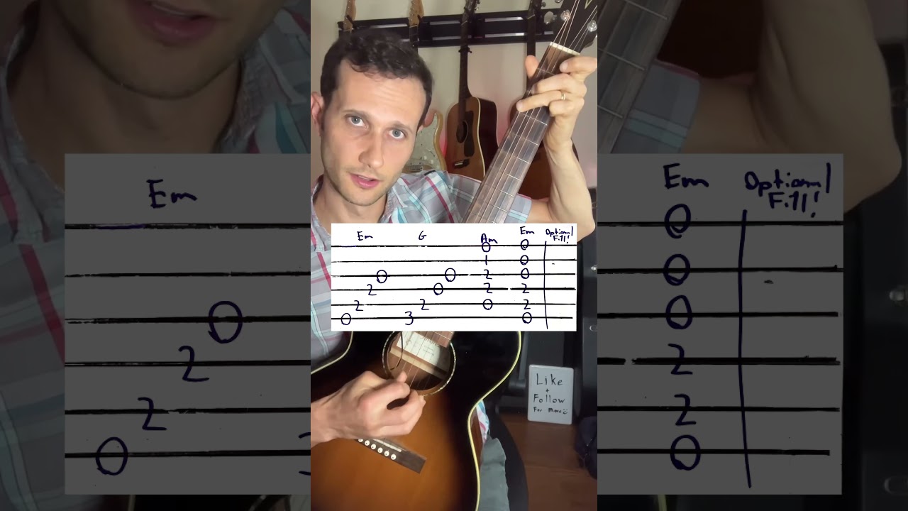 16 Tons chord progression #guitartutorial #16tons #acousticguitarcover