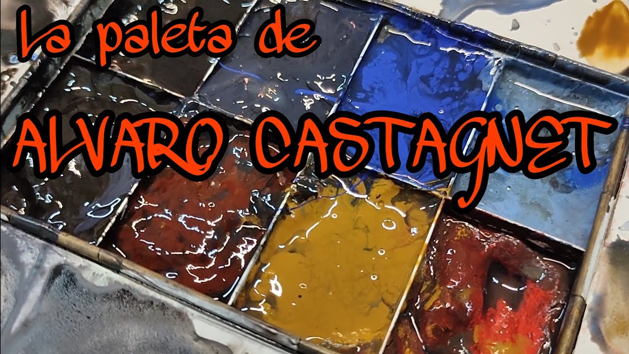 &iquest;Qu&eacute; COLORES usa ALVARO CASTAGNET? | Su PALETA de ACUARELA