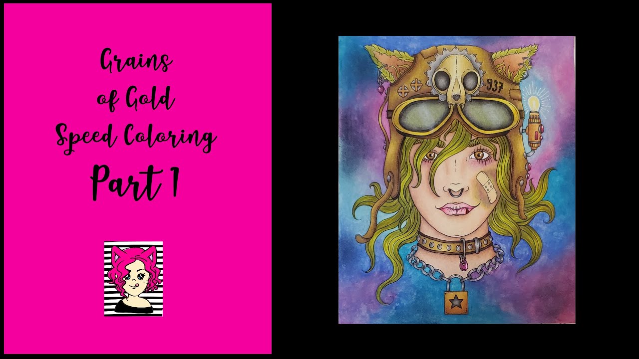 Part 1 Color with Me | Hanna Karlzon Grains of Gold | Adult Coloring