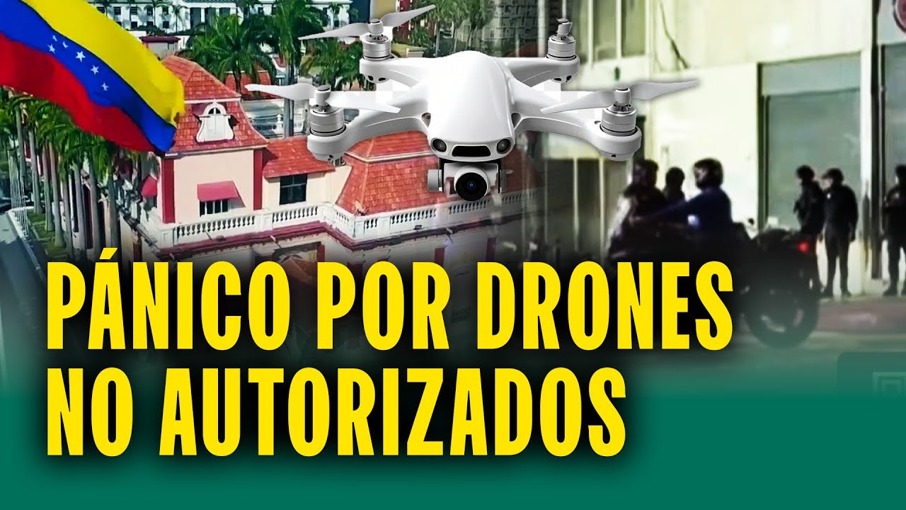 Pánico por drones sin permiso en Caracas: Así fue el caos entre disparos
