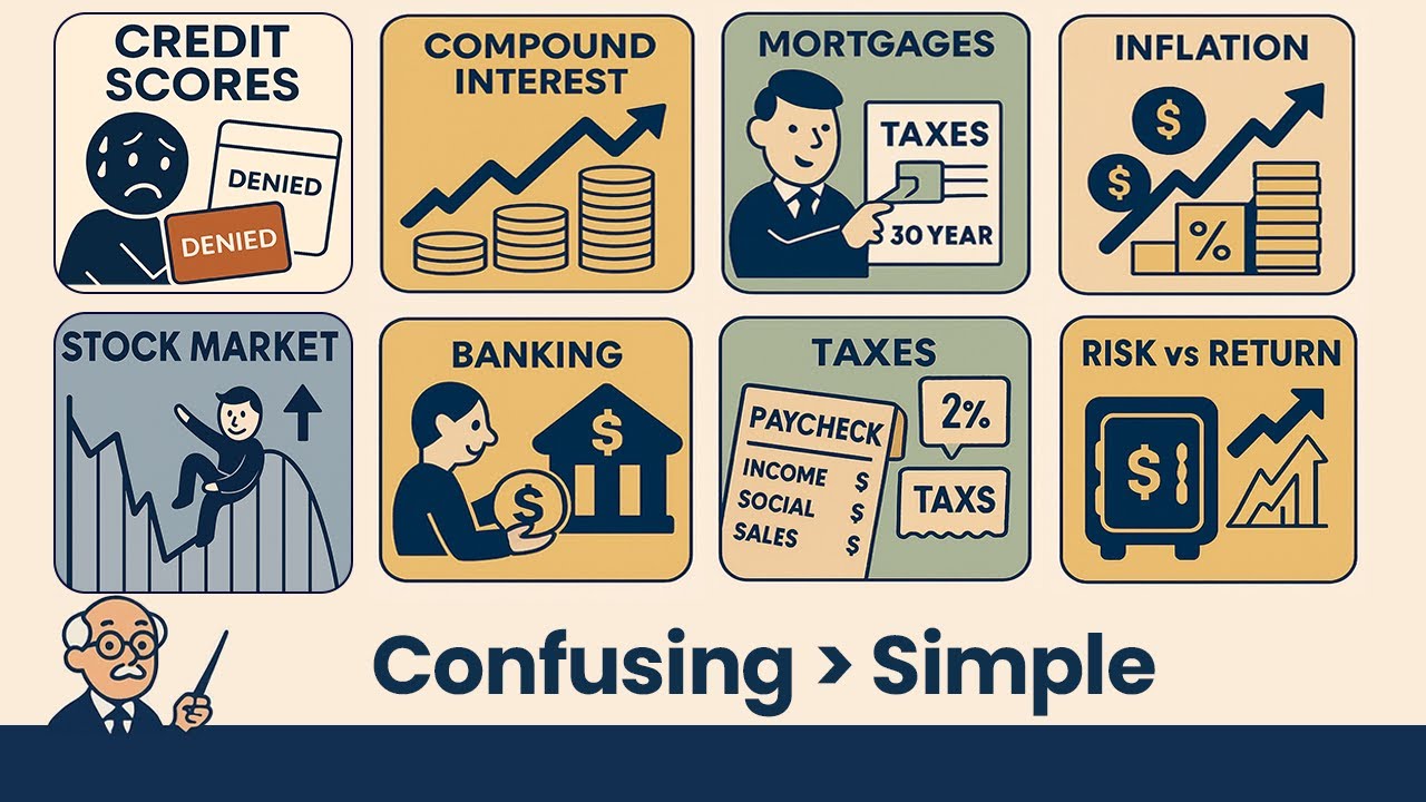 Every Complex Financial Concept Simply Explained in 10 Minutes