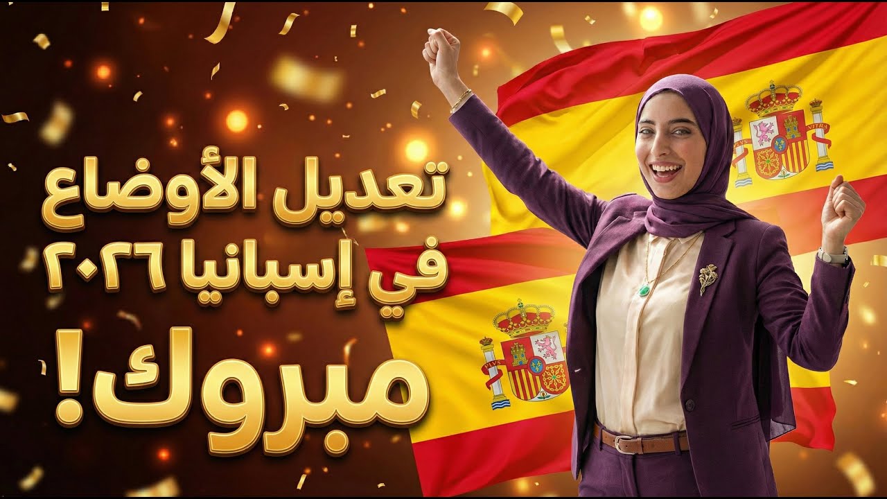 تعديل الأوضاع فى إسبانيا ٢٠٢٦ مبروك
